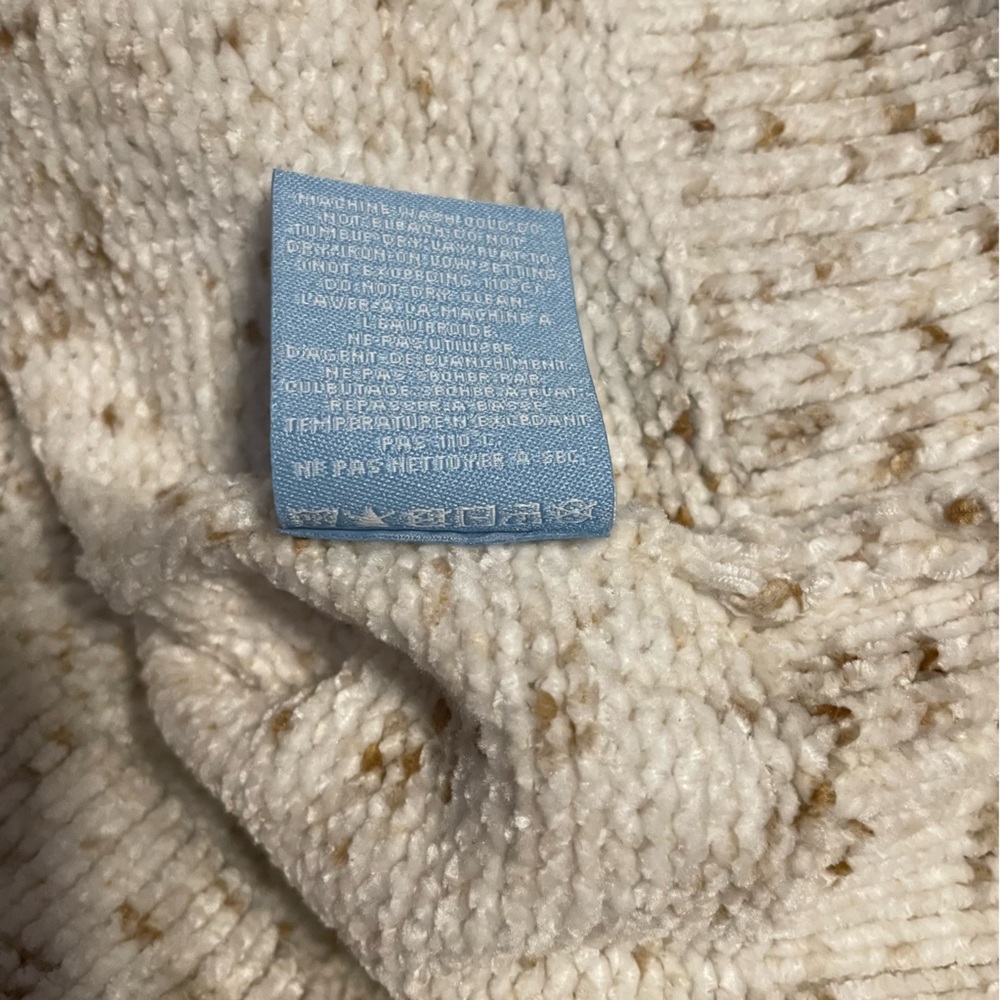 Penman Super Soft Speckled Cream and Tan Sweater Size S - Picture 6 of 6
